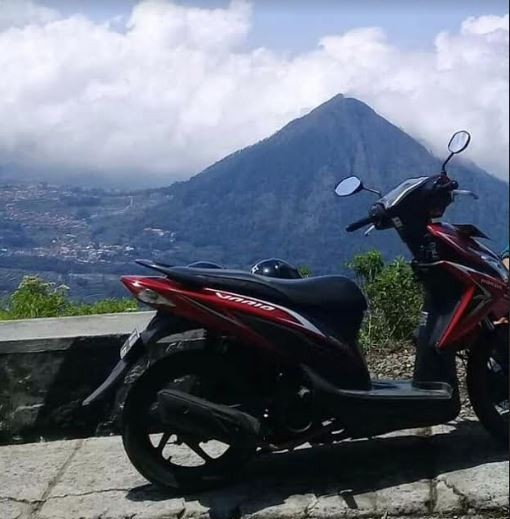 Naik Gunung Pakai Motor Matic, Amankah ??