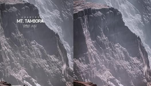 Ketinggian Gunung Ini Hanya Sisa Setengahnya Setelah Meletus